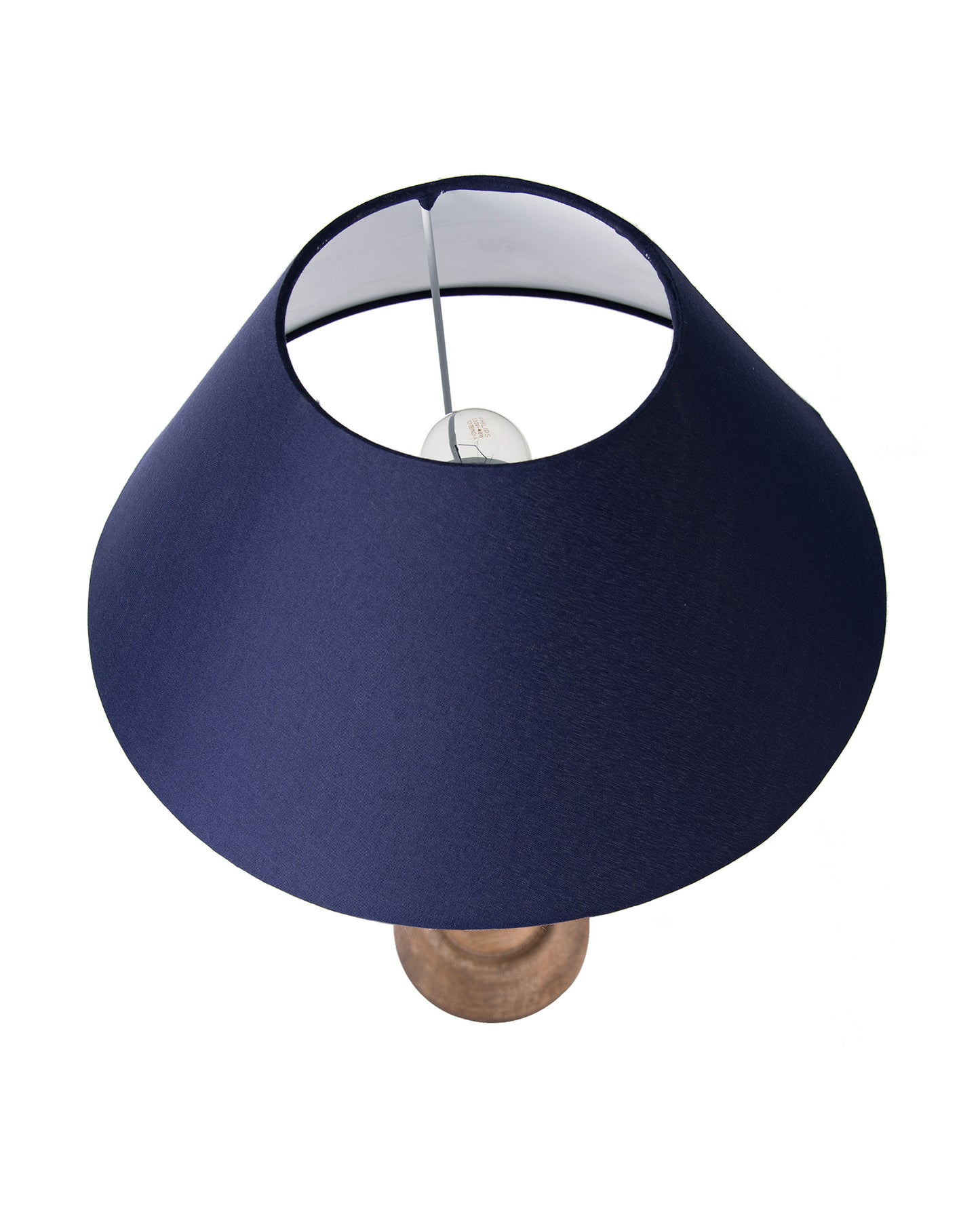 Eureka Polka Natural Wood Table Lamp With Shade