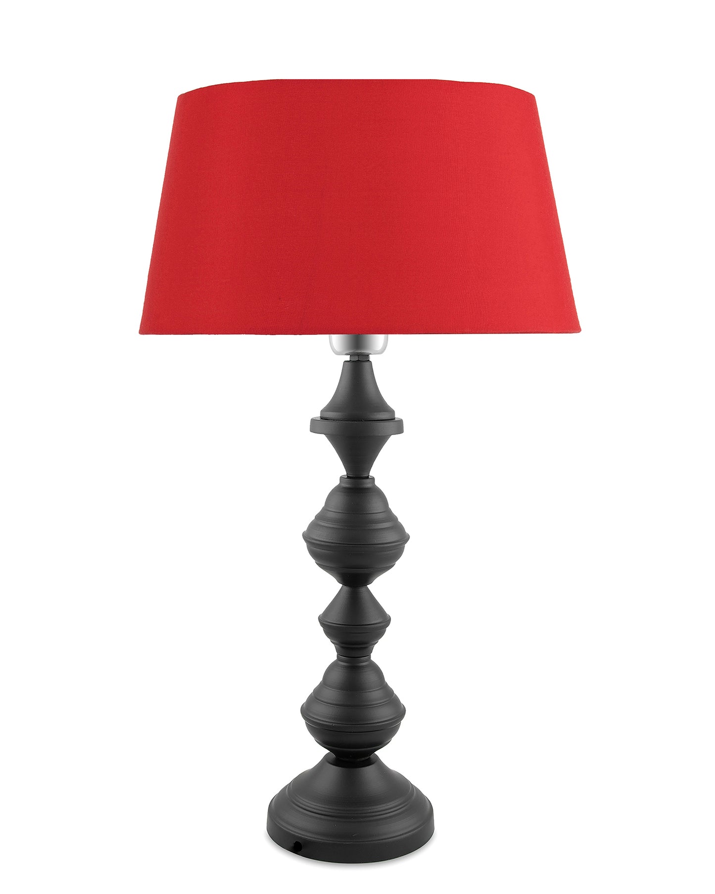 Nordic waterdrop matt black table lamp with shade