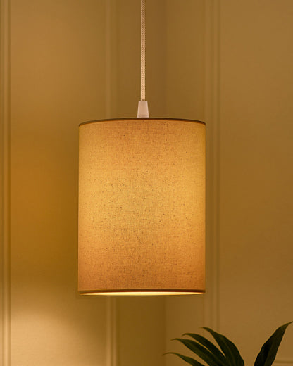 Classic Cylinder hanging shade, hanging pendant light with fixture