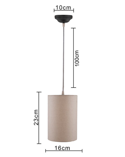 Classic Cylinder hanging shade, hanging pendant light with fixture