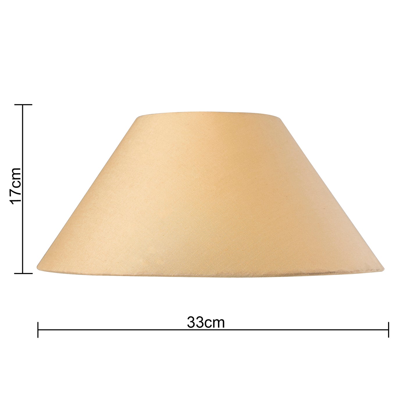 Classic cone Cotton shade, set of 2 (For E27, E14 and B-22 base)