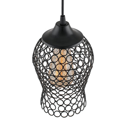 Hanging Black Steel light, hanging light and fixture