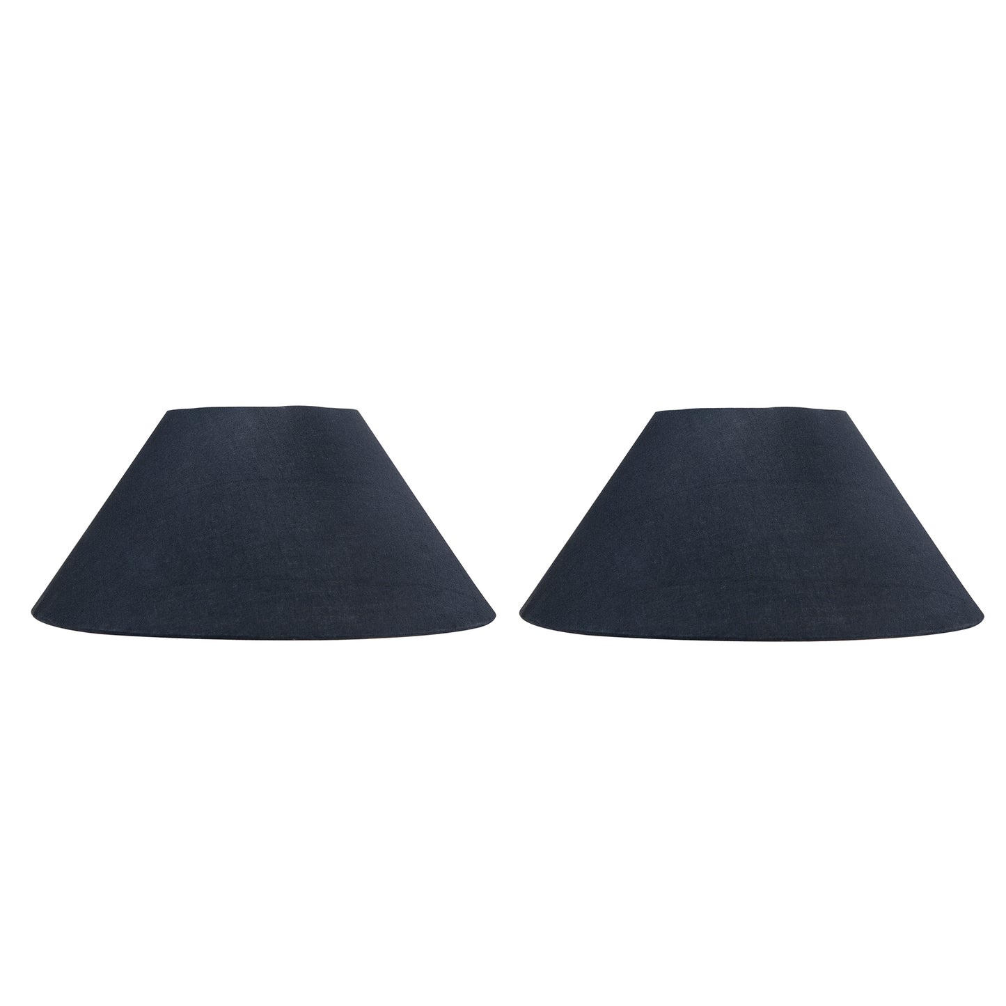 Classic cone Cotton shade, set of 2 (For E27, E14 and B-22 base)