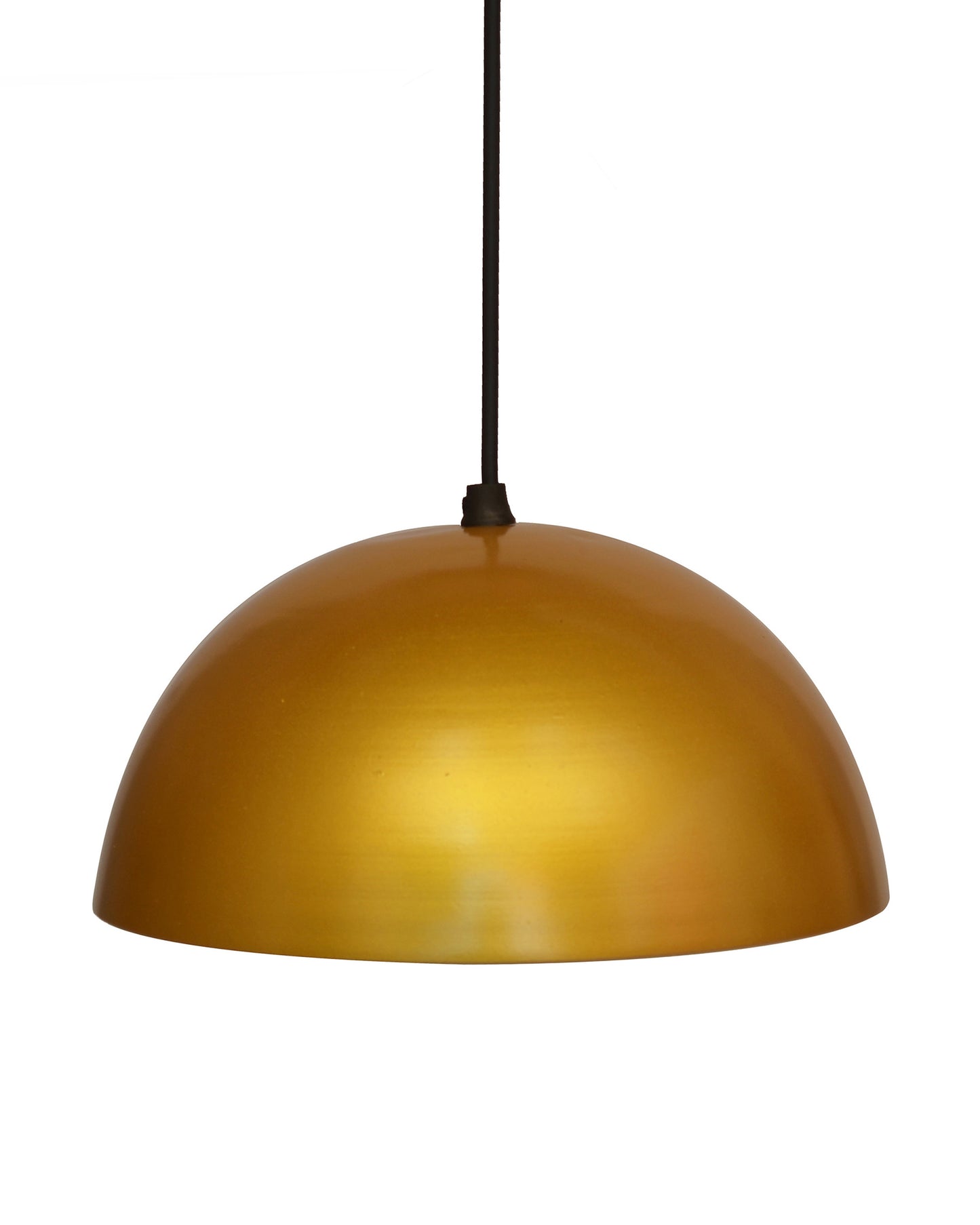 Metallic Pendant hanging light, hanging lamp 10"