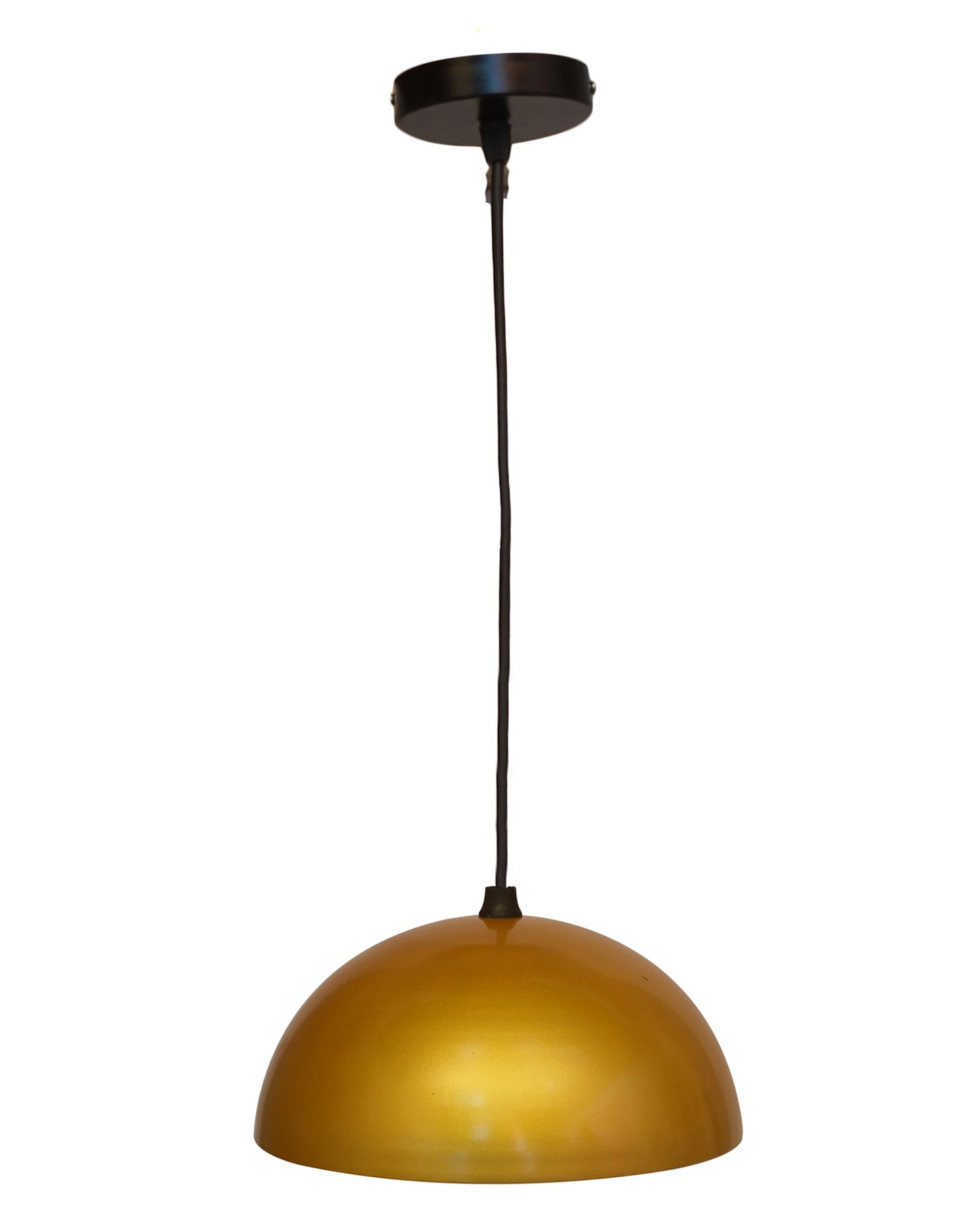Metallic Pendant hanging light, hanging lamp 8"