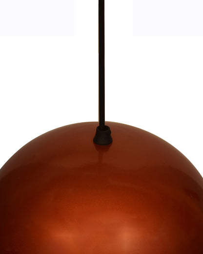 Metallic Pendant hanging light, hanging lamp 10"