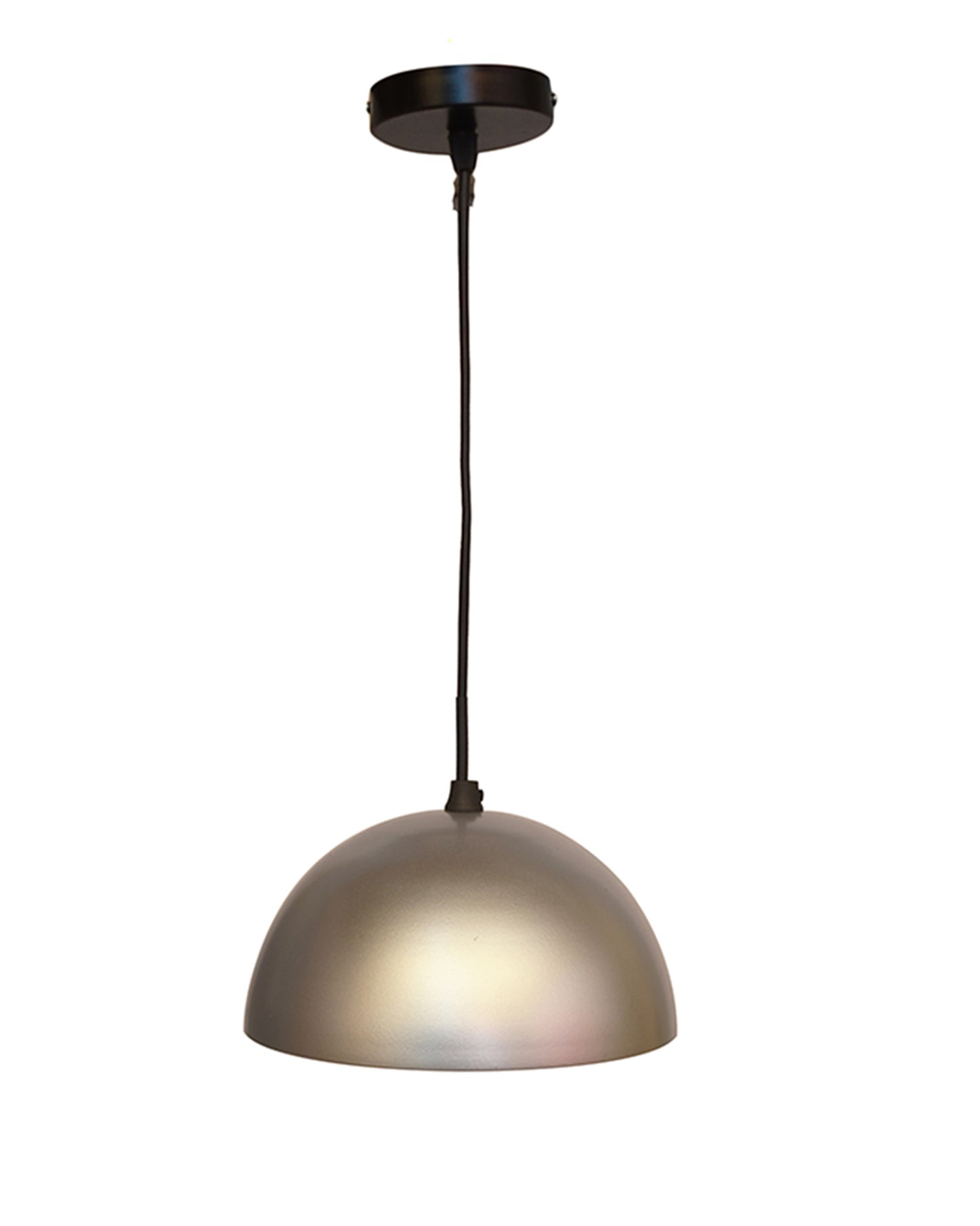 Metallic Pendant hanging light, hanging lamp 8"