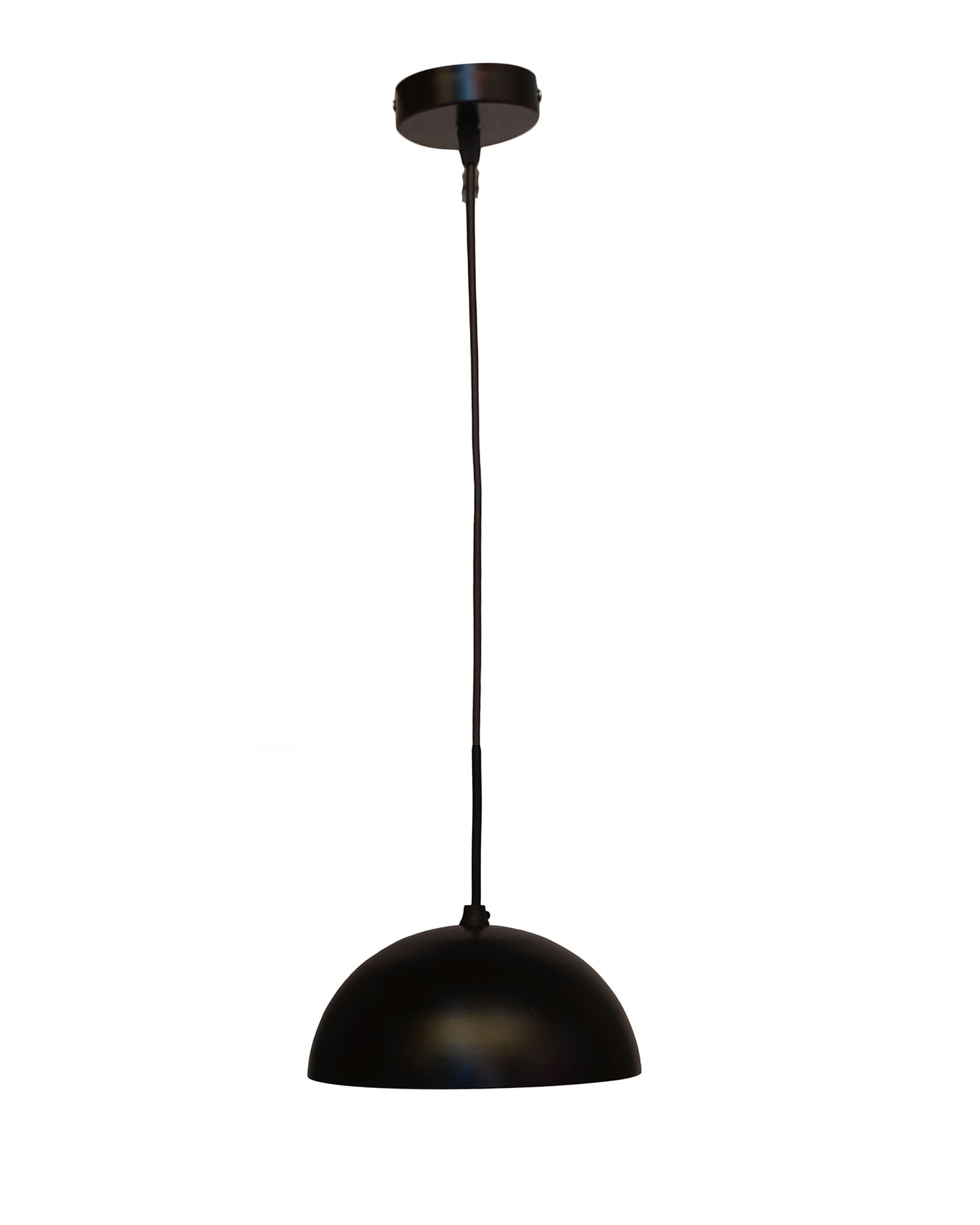 Metallic Pendant hanging light, hanging lamp 8"