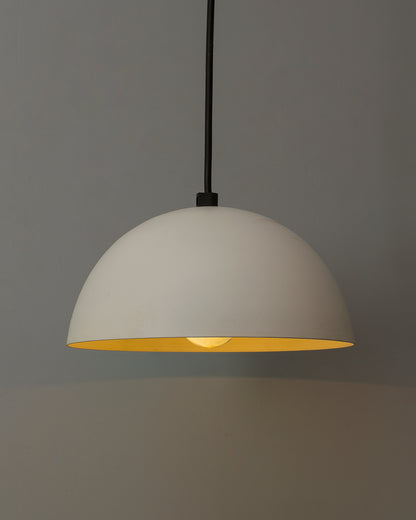 Metallic Pendant hanging light, hanging lamp 8"