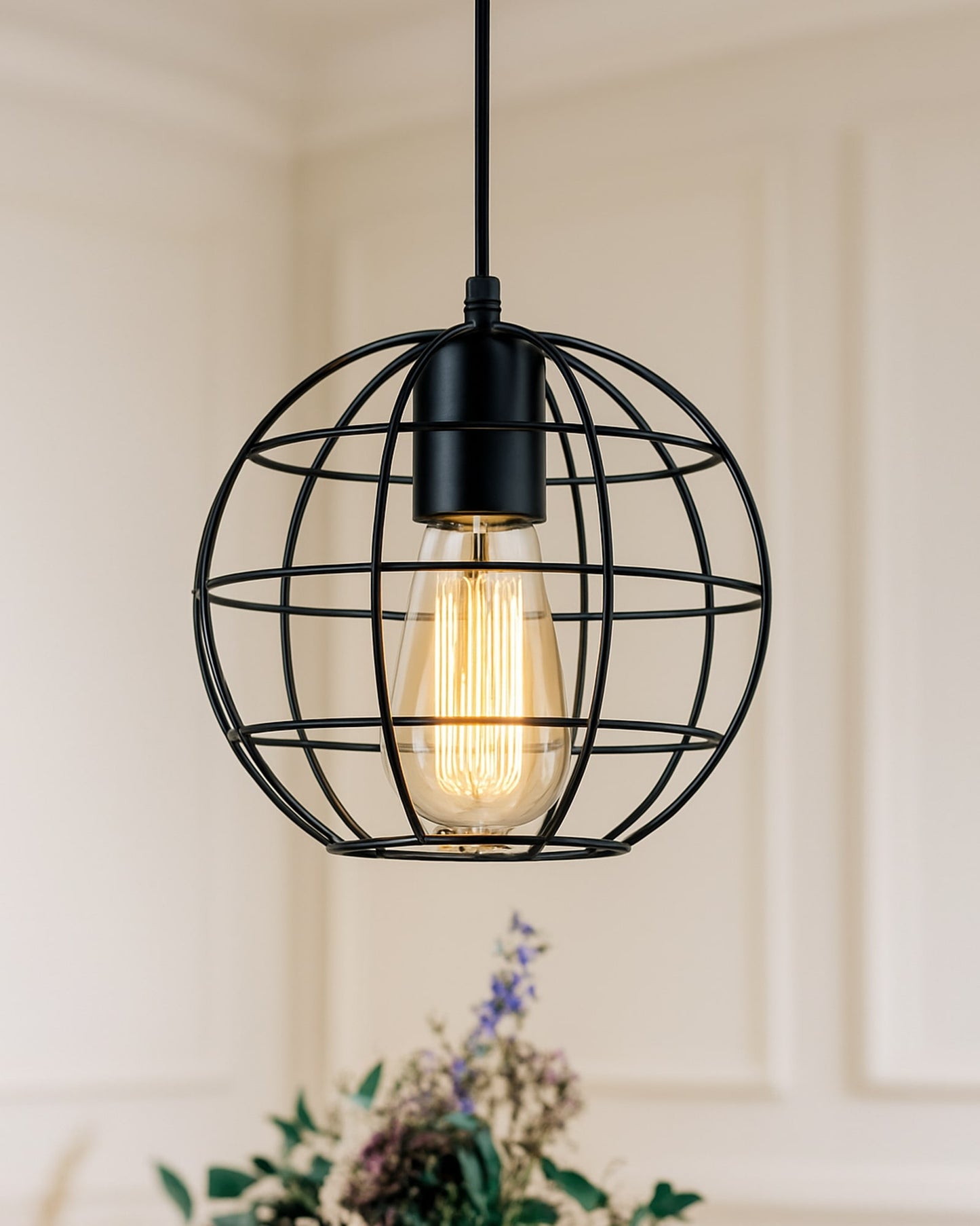 Vintage Edison Filament hanging Classic Sphere, E27 hanging light