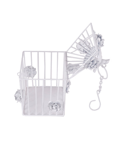 Decorative Hanging Bird Cage, Balcony/Patio Planter cage/hanging Candle holder