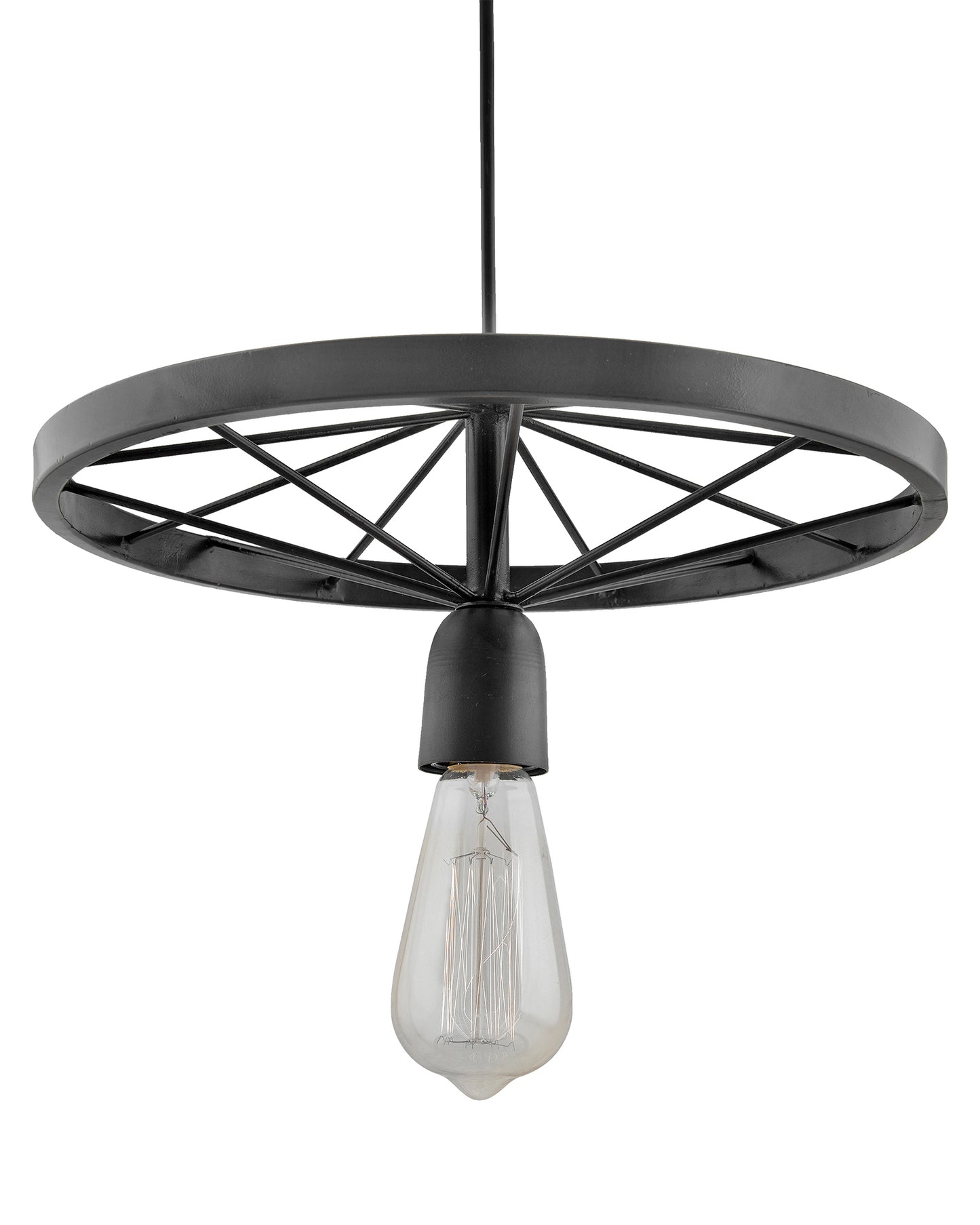 Homesake® Hanging wheel edison hanging light,13" hanging lamp for Home Decor