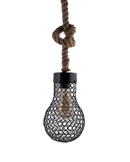 Homesake® Wire Loop Bulb Pendant hanging light, with rope wire for Home Decor