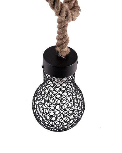 Homesake® Wire Loop Bulb Pendant hanging light, with rope wire for Home Decor