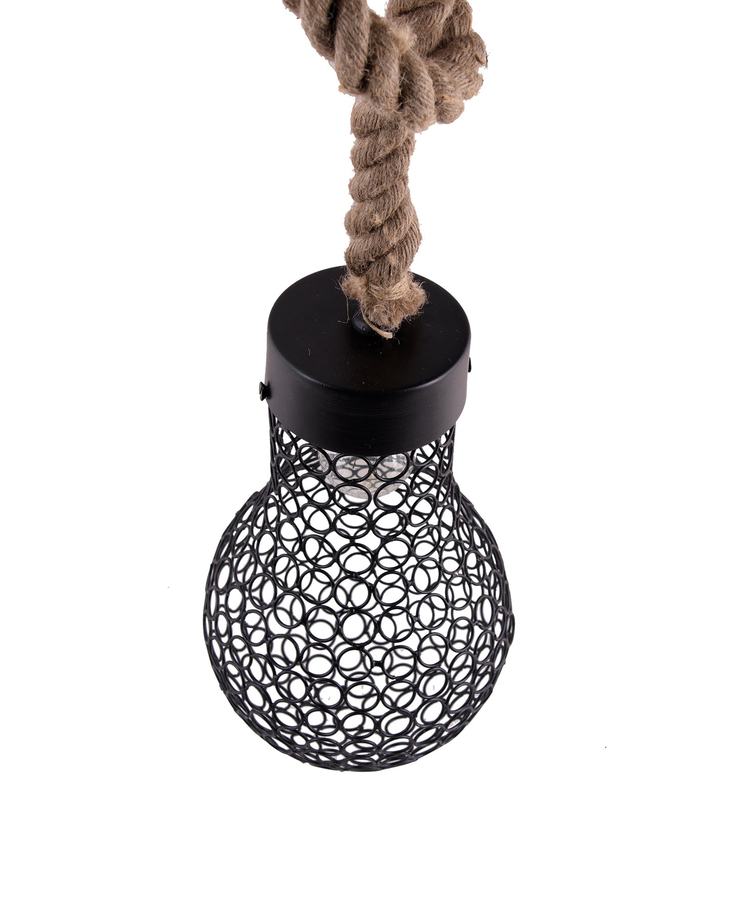 Homesake® Wire Loop Bulb Pendant hanging light, with rope wire for Home Decor