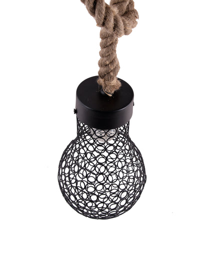 Homesake® Wire Loop Bulb Pendant hanging light, with rope wire for Home Decor
