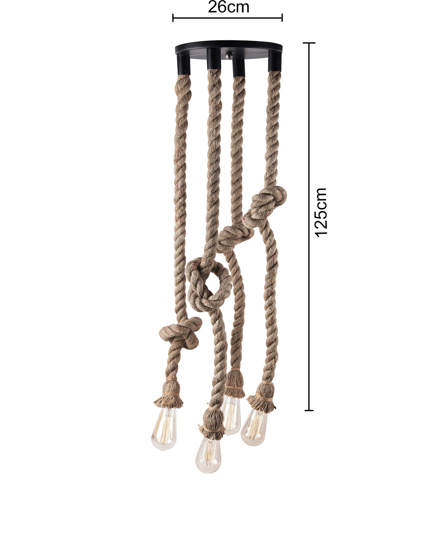 Hanging Rustic Rope chandelier, hanging ceiling light for dining room,bar,restraunt, cafe