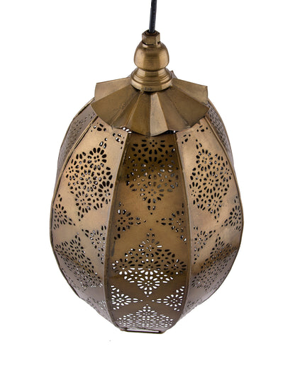 Antique Oval Moroccan hanging ceiling lamp, antique finish hanging pendant light