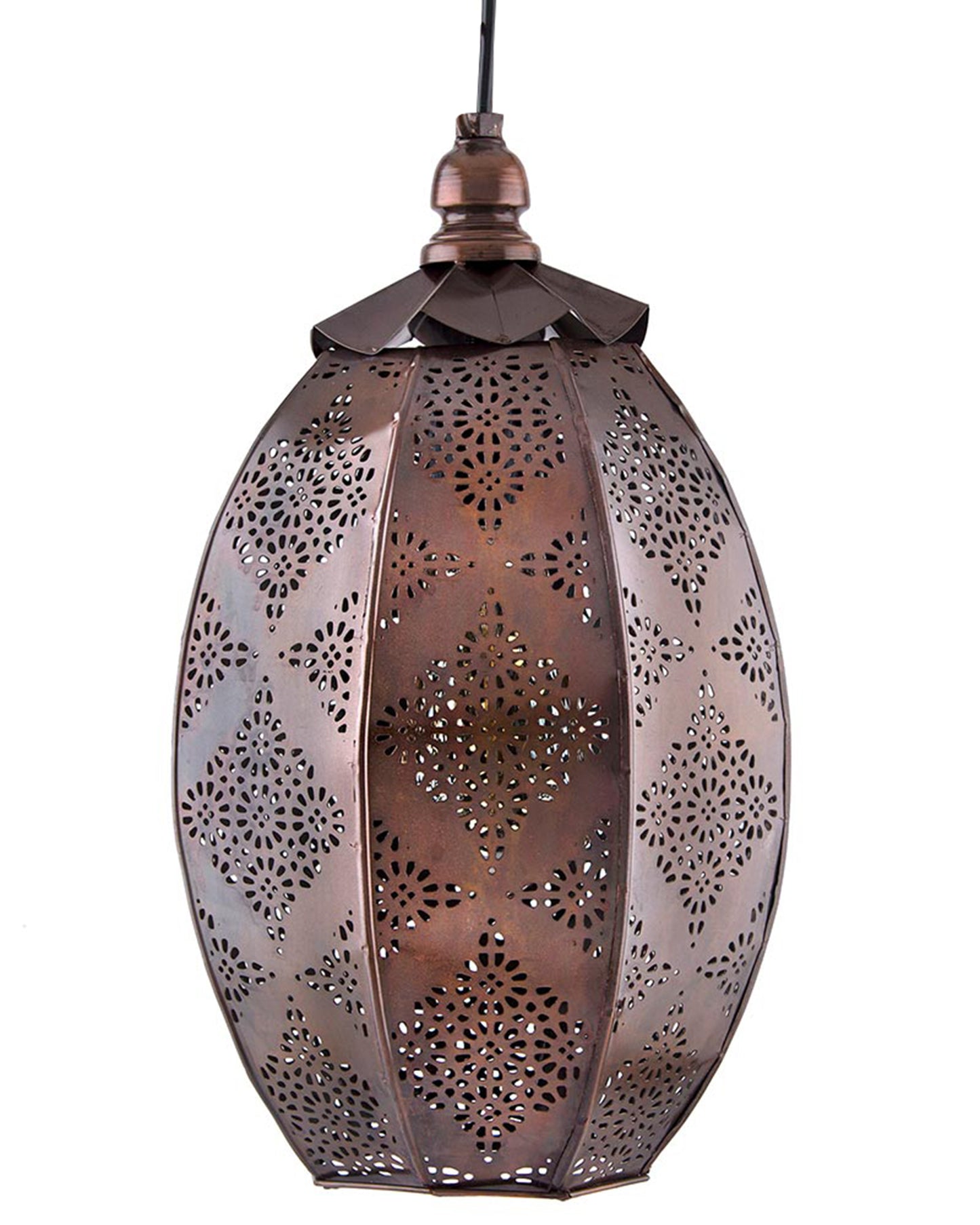 Antique Oval Moroccan hanging ceiling lamp, antique finish hanging pendant light