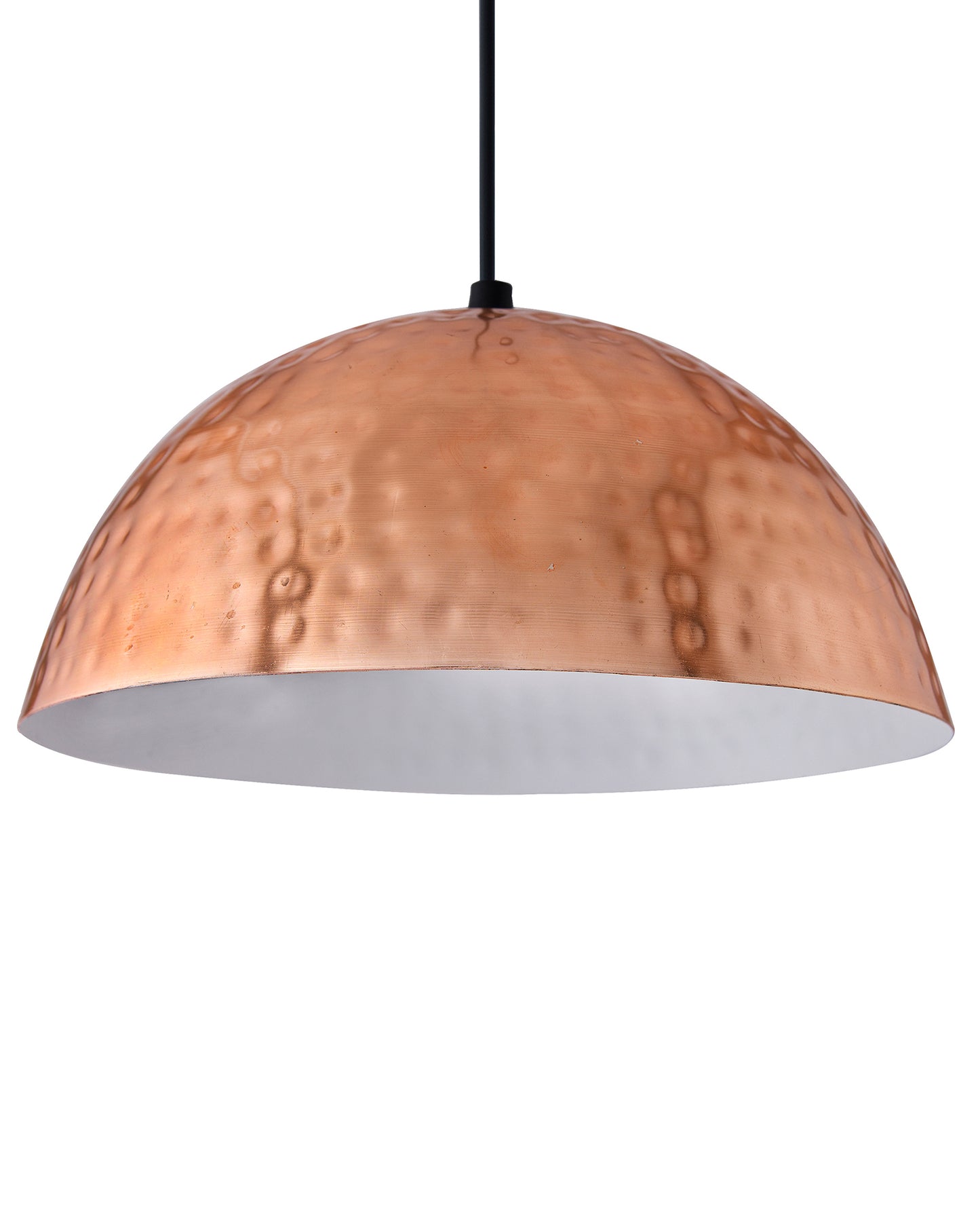 Classic Hammered Pendant Light, Rose Gold, Hanging Lights