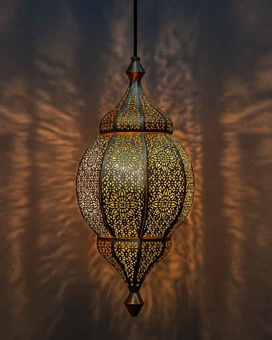 Classic Moroccan Orb Hanging Lamp, Antique hanging pendant light