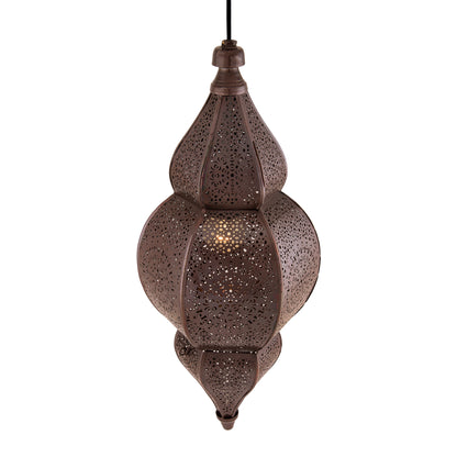Classic Moroccan Nargis Hanging Lamp, Antique hanging pendant light