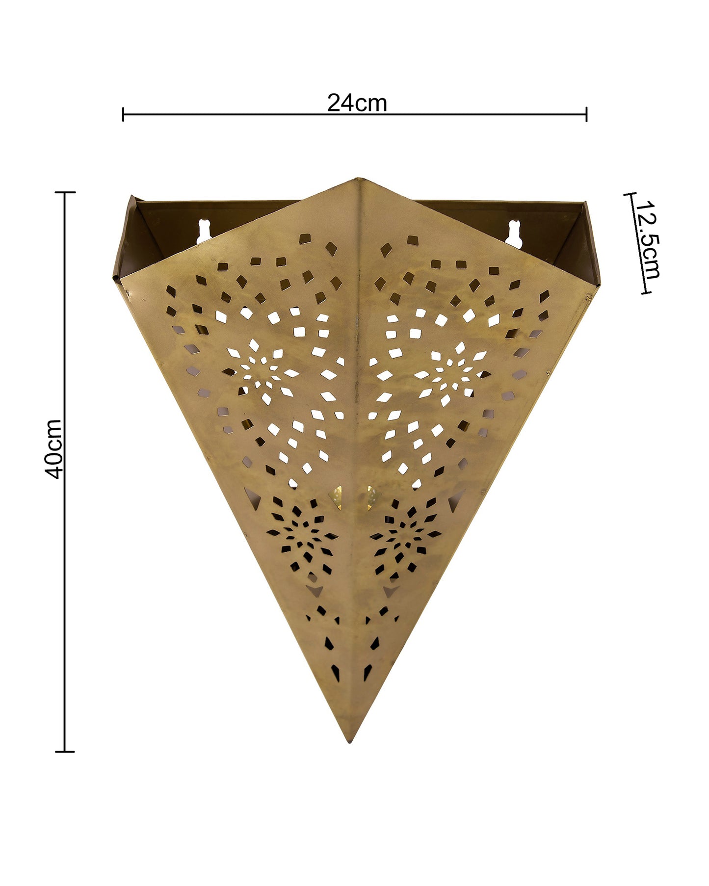 Homesake® Moroccan Metal Wall Sconce – Decorative Ambient Wall Light for Home Decor, Office, Festive Decor