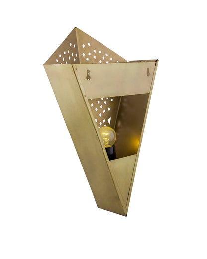 Homesake® Moroccan Metal Wall Sconce – Decorative Ambient Wall Light for Home Decor, Office, Festive Decor