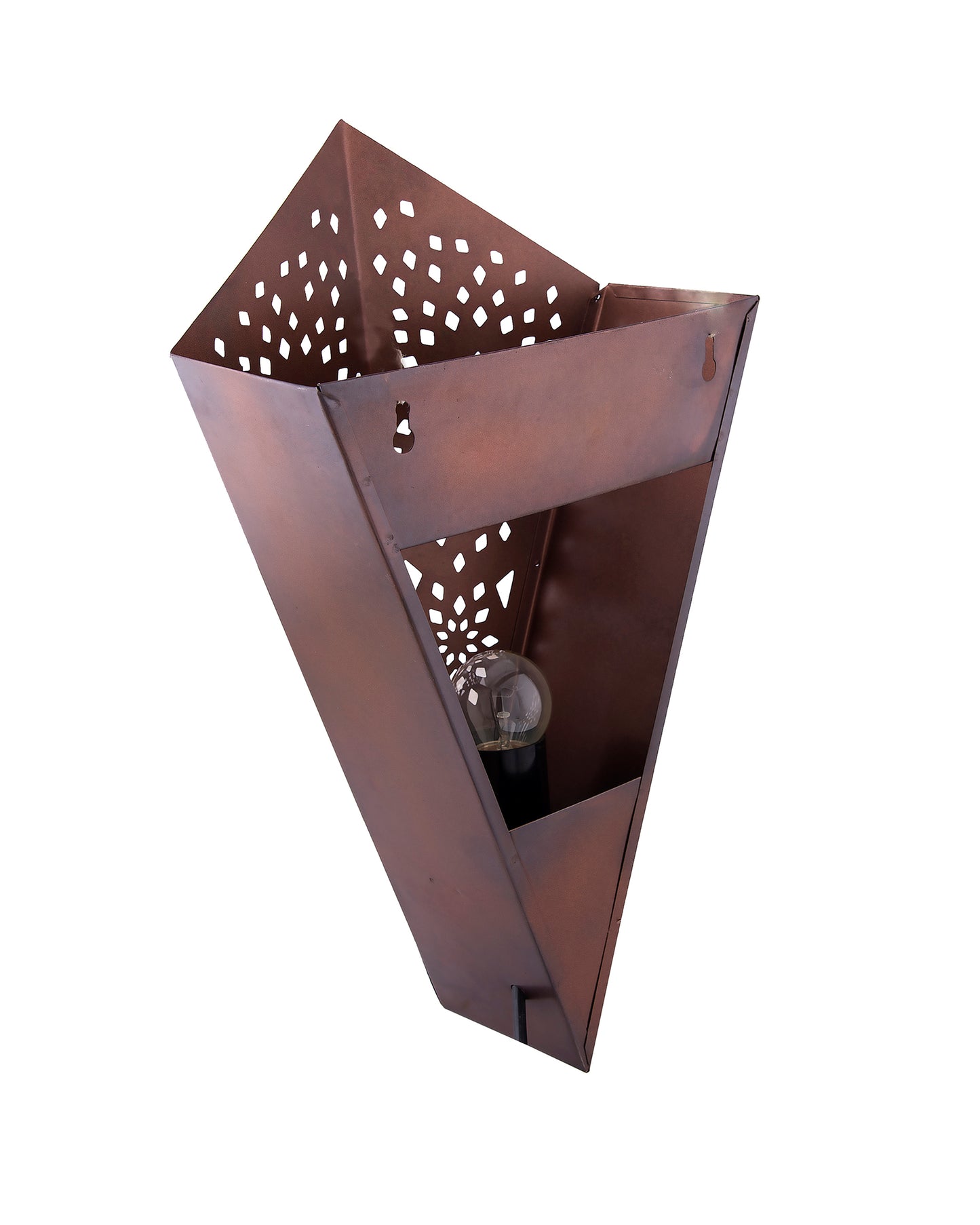 Homesake® Moroccan Metal Wall Sconce – Decorative Ambient Wall Light for Home Decor, Office, Festive Decor