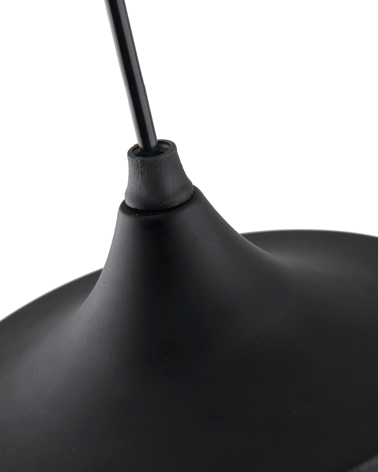 Matt black Crystal hanging goblet light, ceiling light, Nordic E27 pendant