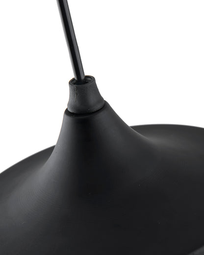 Matt black Crystal hanging goblet light, ceiling light, Nordic E27 pendant