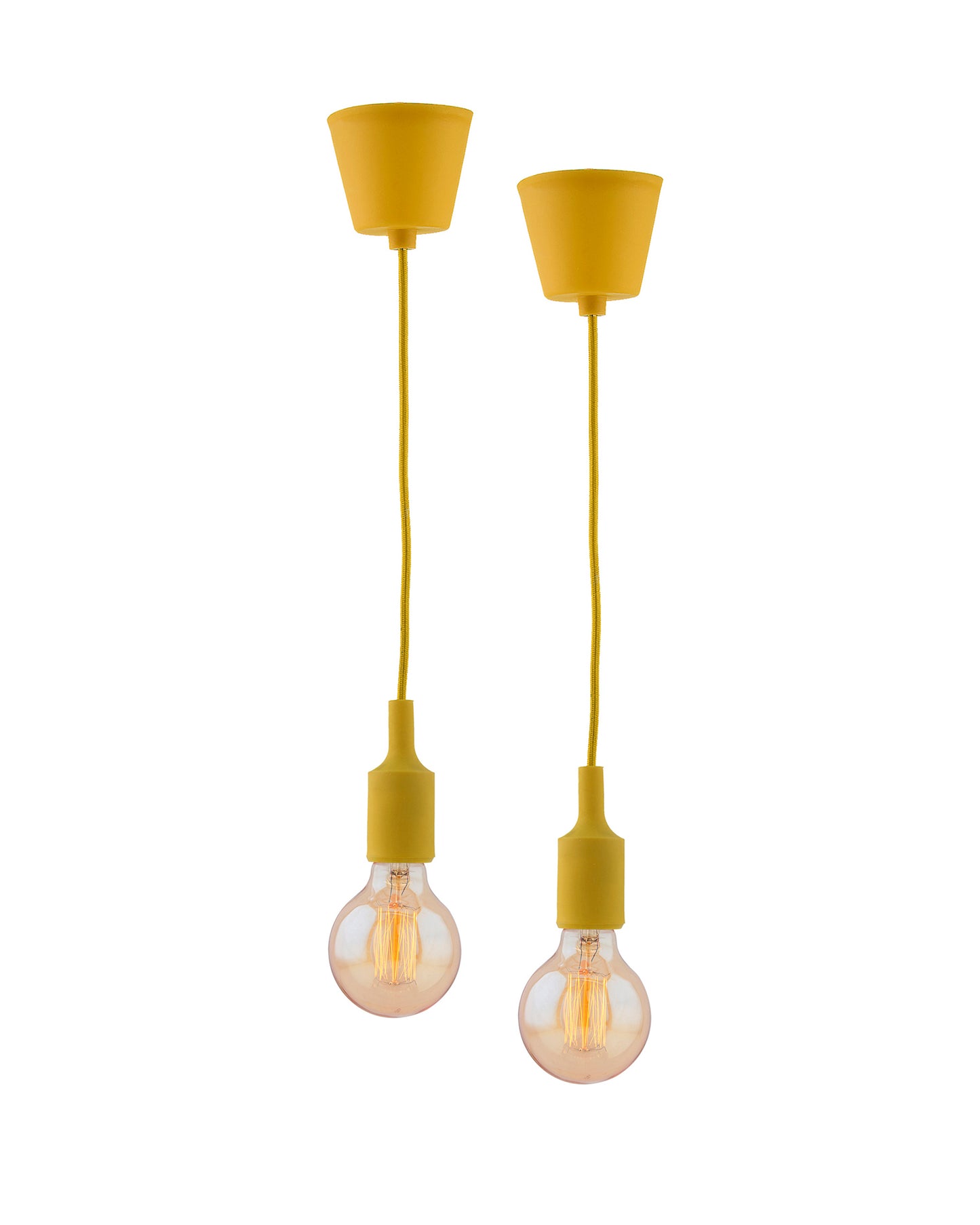 2pcs E27 Socket Chandelier Lamp Light Fixture,Hanging Silicone Holder Adjustable Modern Pendant Ceiling Lamp