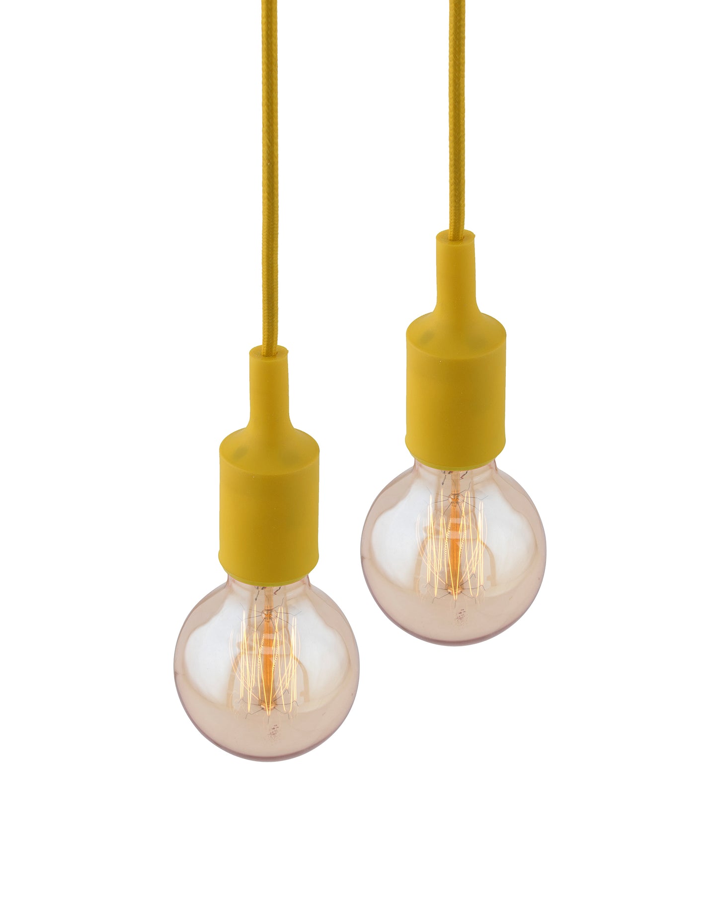 2pcs E27 Socket Chandelier Lamp Light Fixture,Hanging Silicone Holder Adjustable Modern Pendant Ceiling Lamp
