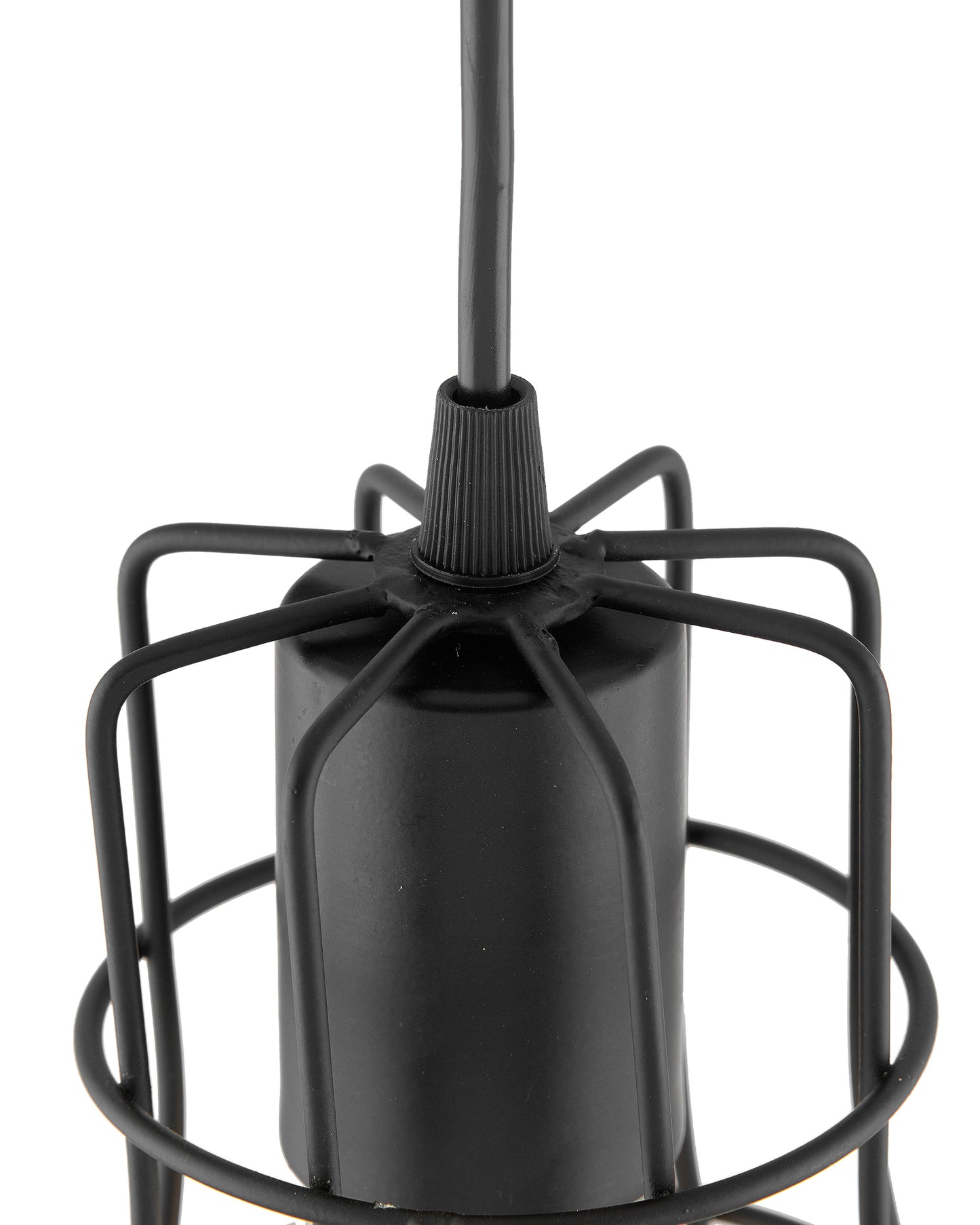E27 Ediosn Vintage Black Metal Crown Hanging Light, Pendant Ceiling Light Lamp