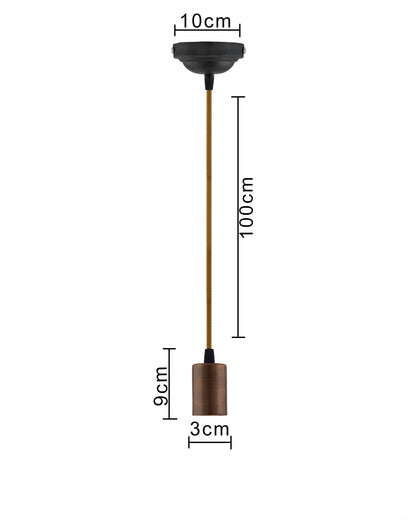 Edison Filament Antique Copper Bulb Holder, Urban, retro, nordic style, with fixture, Set of 2