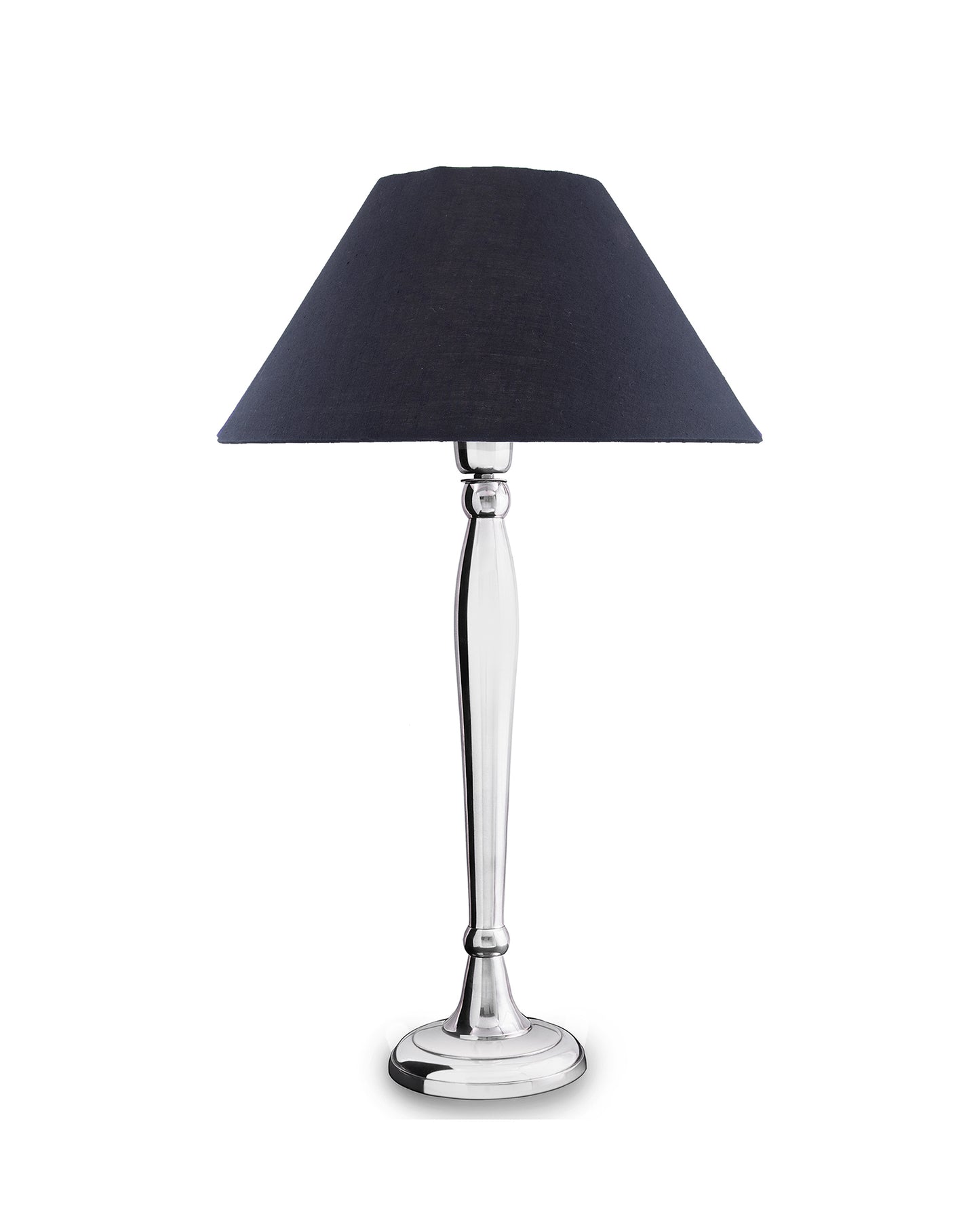 Imperial gold brushed lamp with shade