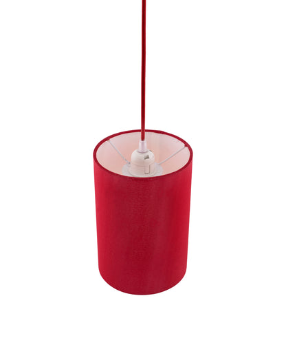 Classic Cylinder Hanging Shade, Hanging Pendant Light with Fixture