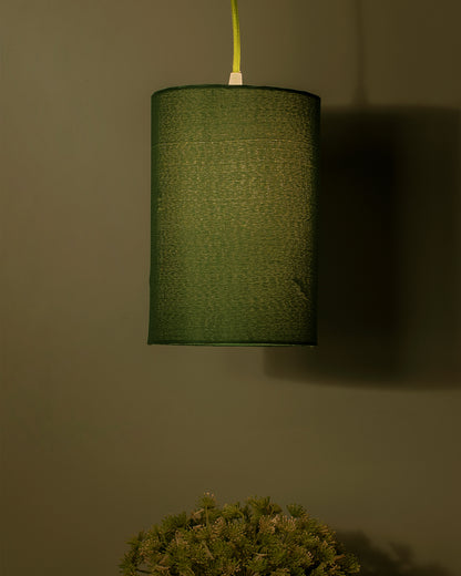 Classic Cylinder Hanging Shade, Hanging Pendant Light with Fixture
