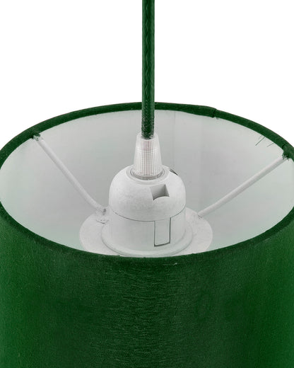 Classic Cylinder Hanging Shade, Hanging Pendant Light with Fixture