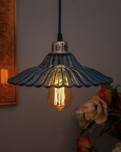 Industrial vintage E27 Colored Glass pendant Lampshade, Filament/LED hanging ceiling light,