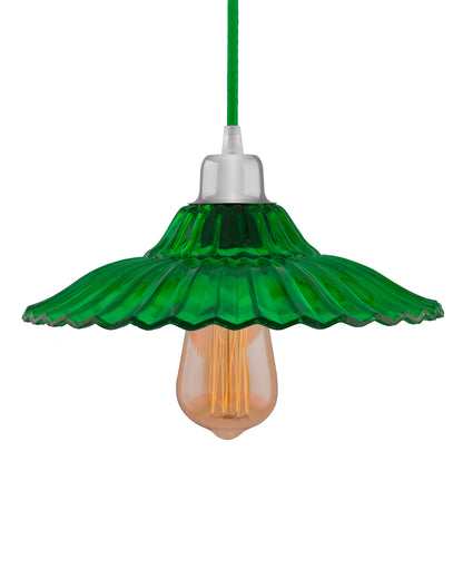 Industrial vintage E27 Colored Glass pendant Lampshade, Filament/LED hanging ceiling light,