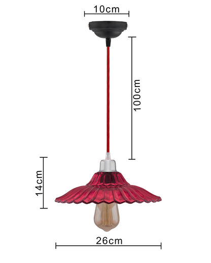 Industrial vintage E27 Colored Glass pendant Lampshade, Filament/LED hanging ceiling light,