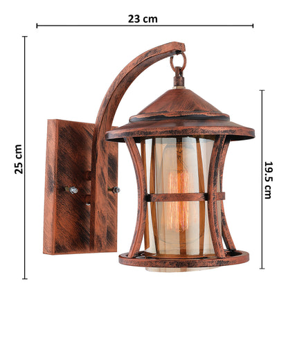 Industrial Wall Chimney Rustic Wall Sconce Light Fixtures Oil Rubbed Rust Finish