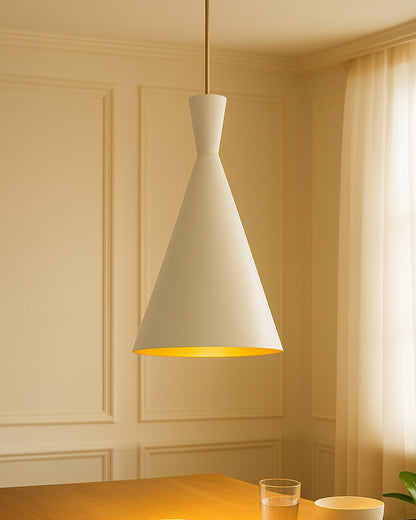 Modern Hanging Light, E26/27 Nordic Pendant Lamp, Inverted Cone Shaped Kitchen, Bedroom, Living Room Ceiling Lamp