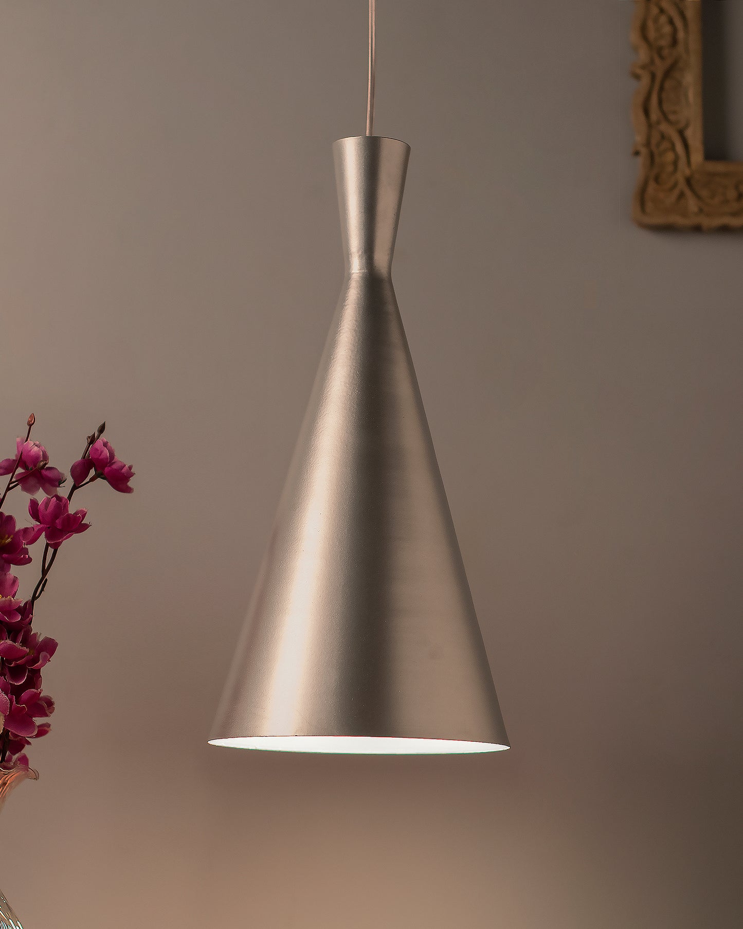 Modern Hanging Light, E26/27 Nordic Pendant Lamp, Inverted Cone Shaped Kitchen, Bedroom, Living Room Ceiling Lamp