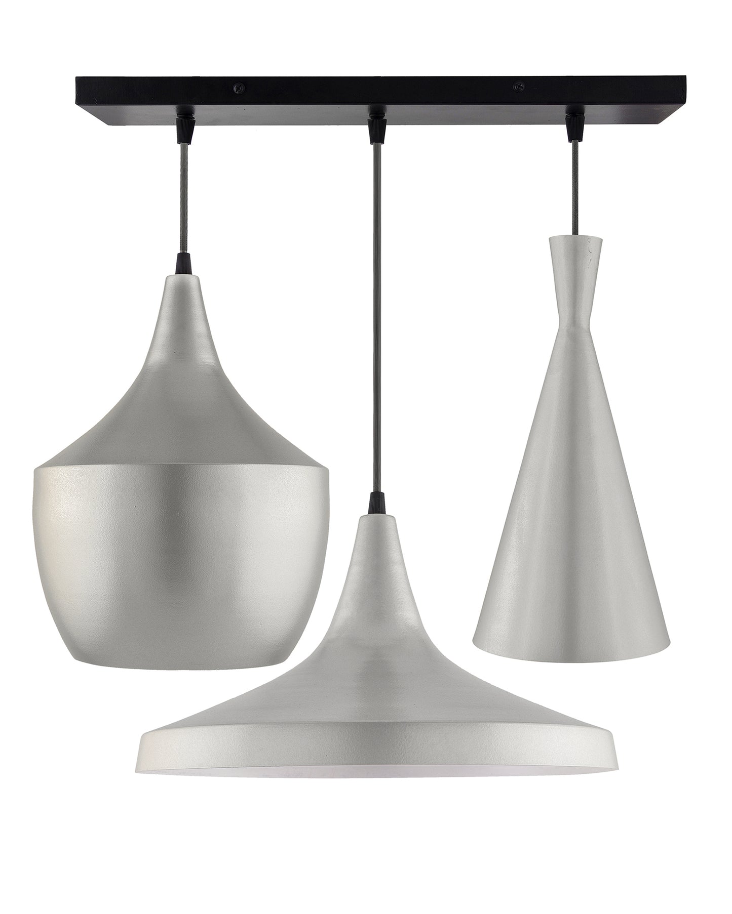 3-Lights Linear Cluster Chandelier Modern Tri-Nordic hanging Light, E27 Holder, Decorative,URBAN Retro, Nordic Style