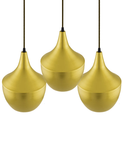 3-Lights Linear Cluster Chandelier Modern Pear hanging Light, E27 Holder, Decorative,URBAN Retro, Nordic Style