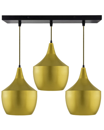 3-Lights Linear Cluster Chandelier Modern Pear hanging Light, E27 Holder, Decorative,URBAN Retro, Nordic Style
