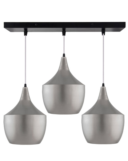 3-Lights Linear Cluster Chandelier Modern Pear hanging Light, E27 Holder, Decorative,URBAN Retro, Nordic Style