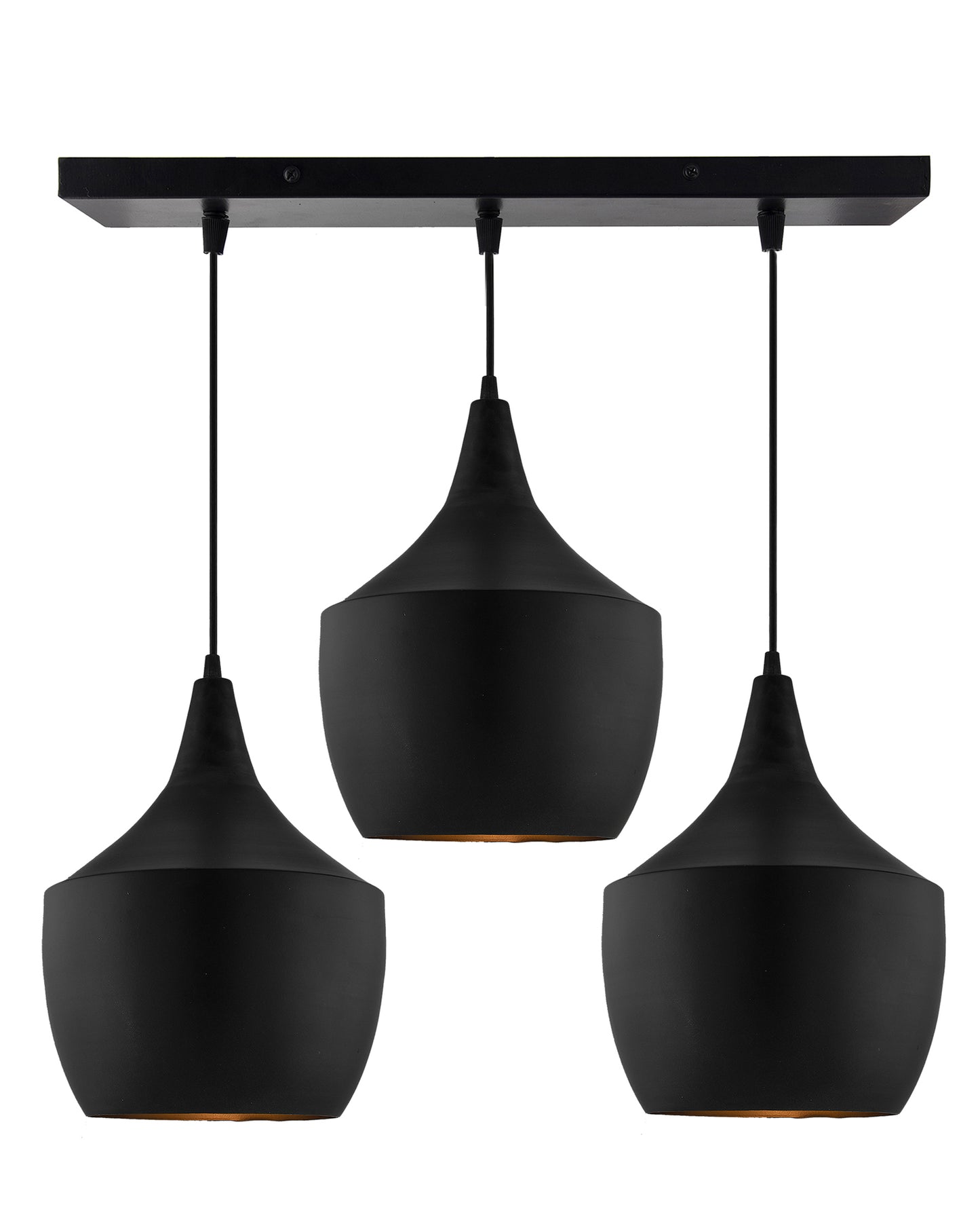 3-Lights Linear Cluster Chandelier Modern Pear hanging Light, E27 Holder, Decorative,URBAN Retro, Nordic Style